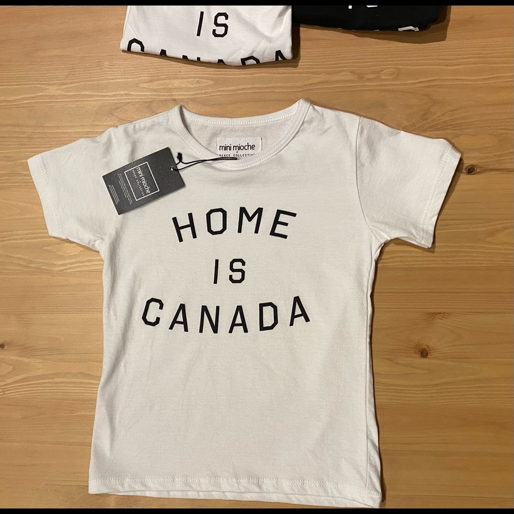 NWT Home is Canada kids t-shirt